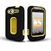 HTC Wildfire S Duo Shield Hybrid Case - Black/Yellow