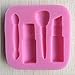 Bingirl Silicone Mold Woman Makeup Cosmetic Lipstick Baking Fondant Cake Docarating Tool