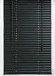 NEW 1 BLACK VINYL MINI BLIND - 28 WIDE X 64 LONG MINI BLINDS