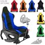 Precise Racing Chair - Blue (AK-200 Rocker Video Game Playseats & Logitech Racing Wheel Seat Mounting Set)