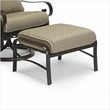 IMAGE OF Belden Ottoman with Cushion Finish: Black, Fabric: Baron - Oak