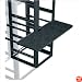1 Bay Monitoring Console Work Surface, Black T-Mold Trim Finish/Position: Center (left and right side unfinished)