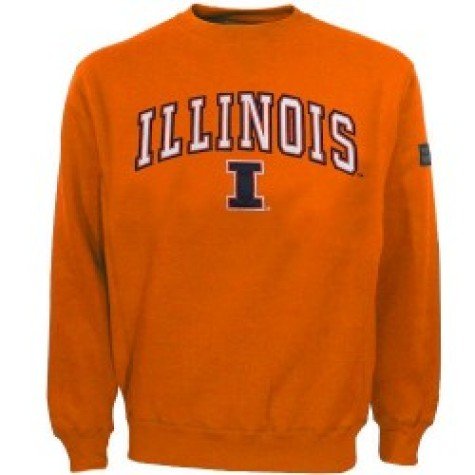 Buy Men`s University of Illinois Fighting Illini Automatic Crewneck Fleece