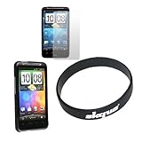 Premium Black Hard Rubberized case with Clear Crystal Screen Protector and  ....