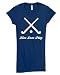 Junior's Live Love Play Field Hockey Black Slim Shirt