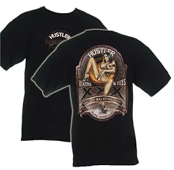 HUSTLER T-SHIRTS - PINUP GIRL T-SHIRTS - X RATED PINUP GIRL SHIRT - VIXENS AND VICES T-SHIRT - BEST PRICE