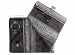 Danielle D7186 Get-Away Glam Bags Shimmery Pewter Roll Up Valet with snap