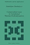 Conservation laws in variational thermo-hydrodynamics