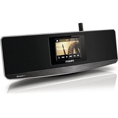 Philips NP3900/12 Netzwerk Spieler (LCD-Display, WiFi, 30W), Internetradio, Musik-Streaming, Spotify ready