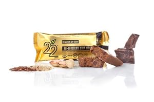 22 Days Pb and Chocolate Chip Nirvana Protein Bar, 12 Count (Pack of 12)