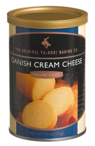 The Ya-Hoo! Baking Co. Danish Cream Cheese Pound Cake, 7.5-Ounce Canisters (Pack of 6)