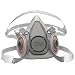 3M Half Facepiece Reusable Respirator 6200/07025(AAD), Respiratory Protection, Medium(Pack of 1)