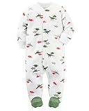 カーターズ Carter's カバーオール フリース & ベビー・デポ モスリン ウォッシュクロス Fleece Snap-Up Sleep & Play 3M (55-61cm) [並行輸入品]