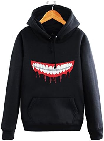 Camplayco Tokyo Ghoul Cosplay Black Warm Pullover Coat Size M