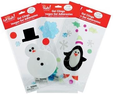 Impact Innovations Christmas Window Gel Clings 6 " X 12 "