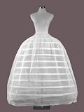 Loywe, Luxus Reifrock Petticoat aus Satin, 9 Ringe, LW4820