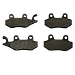 2006-2007 Kawasaki KVF 750 Brute Force 750 4x4I Kevlar Carbon Front Brake Pads