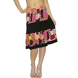 Womens D.Shop By Sakda Thai Boho Gypsy Broomstick Full Crinkle Skirt – Size:One Size