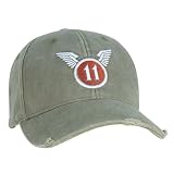 Vintage Olive Drab 11th Airborne Low Profile Cap