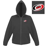 Carolina Hurricanes NHL Hoody Full Zip Hooded Sweatshirt For Women (Black)