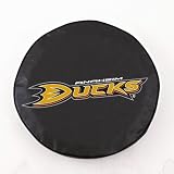 Anaheim Ducks NHL Tire Cover Black Size: E10 - 30 x 10 Inch
