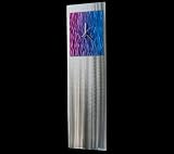 modern metal wall clock - purple/cobalt/blue clock by nicholas yust