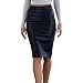 Eliacher Women's Pencil Skirt Below Knee Length Skirt Midi Bodycon Skirt