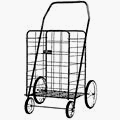 Jumbo Folding Shopping Cart - Chrome (Chrome) (41.75h x 24w x 21d (cart size))