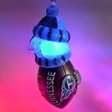 Pack of 4 Tennessee Titans 5" Light-Up Snowman Christmas Ornaments