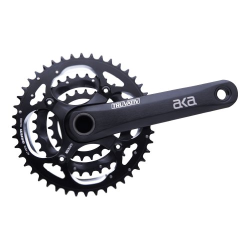 Truvativ AKA GXP 2.1 AM 9-Speed 175 3624 Crankset with Bottom Bracket (Black)