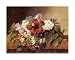 Hibiscus, Mallows, Tibouchina & Jasmine by Johan-Laurents Jensen. Size 9.91 inches width by 7.82 inches height. High Quality Art Poster Print