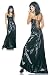  : Vinyl Ball Gown Long Dress Sexy Lingerie Intimate Apparel with Lace Up Back