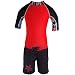 On Shore, Boy's UPF50+, UV Protective 2 Piece Set: Short Sleeve Top (Rashguard) & Shorts