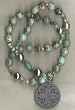 Anglican Rosary of Turquoise with Episcopal Military Service Medal