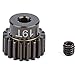 Team Associated 1337 Factory Aluminum 19T 48P 1/8 Shaft Pinion Gear