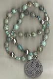 Anglican Rosary of Turquoise with Episcopal Military Service Medal