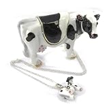 Coffret &agrave; Bijoux "Vache Fribourgeoise" + bijou