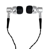 Koss KDX200SIL Aluminum Isolation Earbud Stereophones - (SILVER)