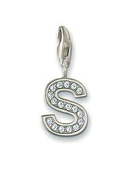 Thomas Sabo Letter "S" Charm, Sterling Silver