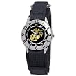Ewatchfactory Kids' 43826-4-B Military U.S. Marine Corps. "Time Teacher" Black Velcro Watch