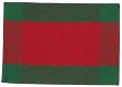 Durable Hand Woven 100% Cotton Jacquard Christmas Holiday Placemat With Fused Backing 12x18 Inches Set of Six