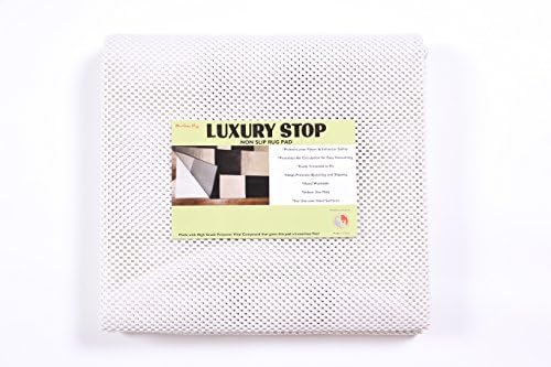 LUXURY STOP 5 X 8 | Non Slip Area Rug Pad For Hardwood Floors | Ultimate Carpet Under Padding For Area Rugs | Anti-Slip Carpet Underlay | Extra Thick | LUXURIOUS Rug Grippe