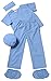 Aeromax Jr. Doctor Scrubs, available in Blue or Pink