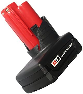 Ohyesbat Milwaukee M12 4.0Ah Replacement Battery for Milwaukee tools 48-11-2401 48-11-2411 48-11-2402 48-11-2412 C12 B, C12 BX