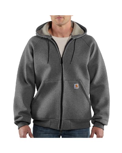 Top Product ! for Men's Carhartt Car Lux Hooded Sweatshirt GRAY SML REG