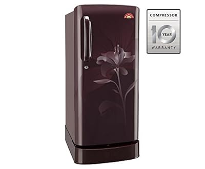 LG GL-D241ASLN.DSLZEBN Direct-cool Single-door Refrigerator (235 Ltrs, 5 Star Rating, Scarlet Lily)