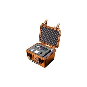 Pelican 1300 Case w Foam (Orange) by