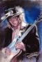 Stevie Ray Vaughan (Portrait) Art Print Poster - 11x17