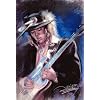 Stevie Ray Vaughan (Portrait) Art Print Poster - 11x17