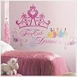 Magnificent Peel & Stick By RoomMates Disney Princess - Crown Giant Wall Decal